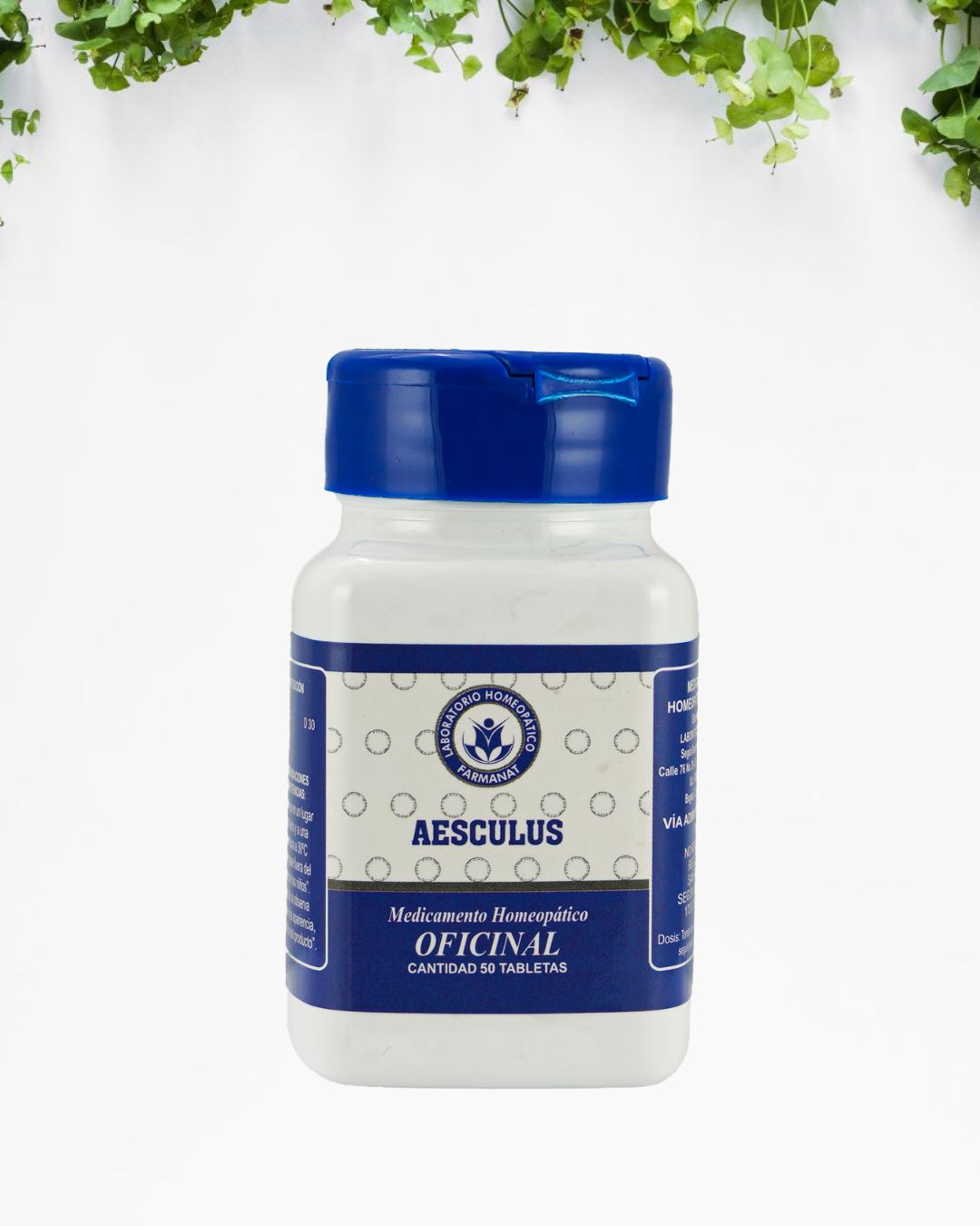 Productos de vida sana (20) Aesculus Homeopático – 50 Tabletas - Imagen 1